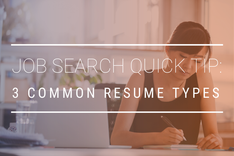 JOB SEARCH QUICK TIP